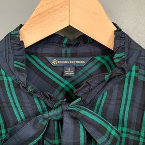 NWOT Brooks Brothers Plaid Button Down Shirt Dress